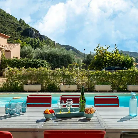 House In The South Of France With Private Pool Roquebrun